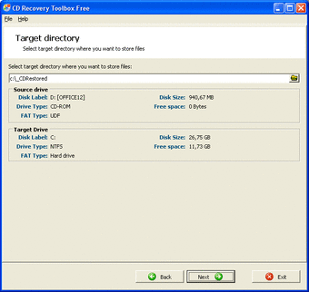 Image 1 for CD Recovery Toolbox Free