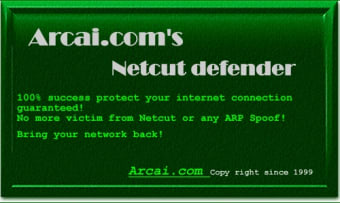 Image 0 for Arcai.com's NetCut Defend…