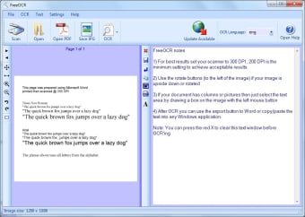 Image 0 for FreeOCR