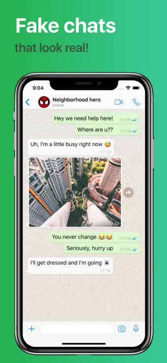 Image 2 for WhatsFun - Fake chats