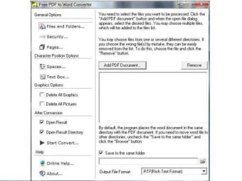 Image 0 for Free PDF to Word Converte…