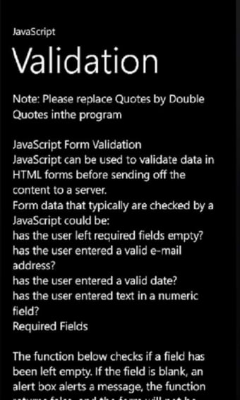 Image 2 for Javascript for Windows 10