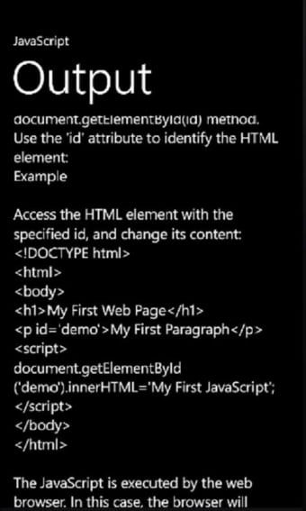 Image 0 for Javascript for Windows 10