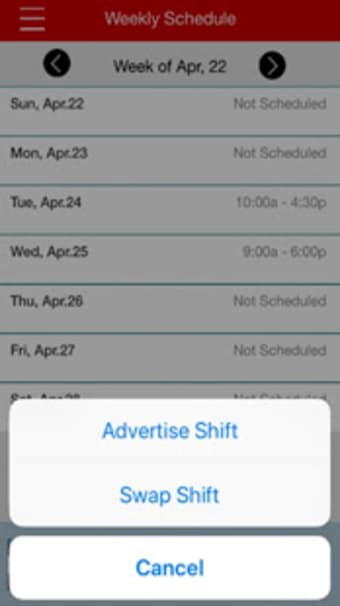Image 1 for CVS mySchedule ESS