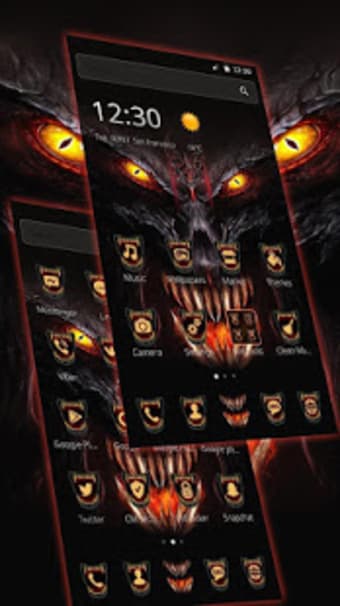 Image 3 for Horror Devil Skull Blood …