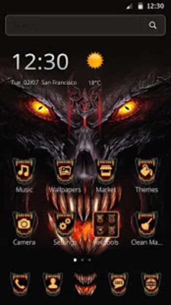 Image 1 for Horror Devil Skull Blood …