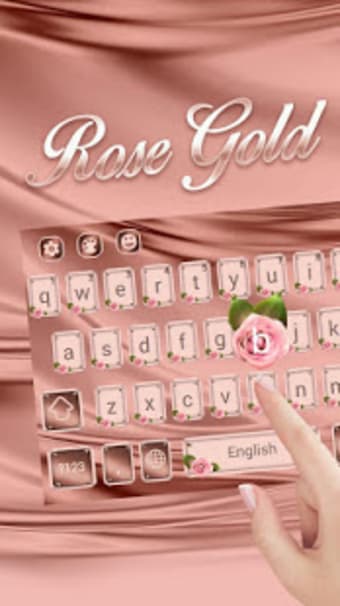 Image 1 for Rose Gold Emoji Keyboard