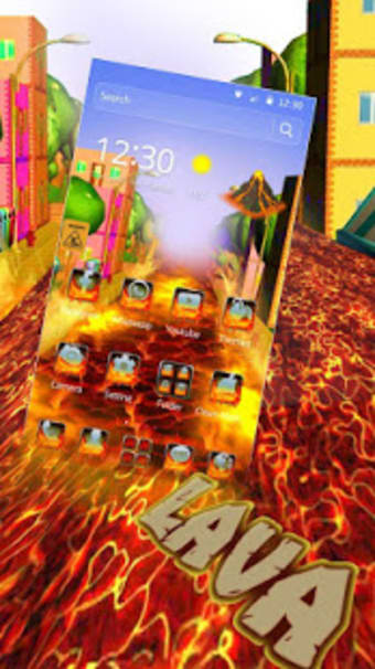 Image 0 for Flowing Lava Theme