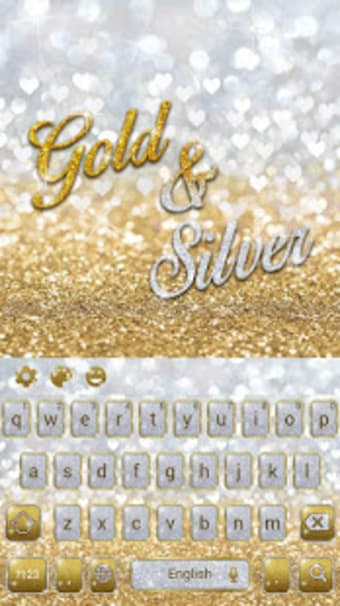 Image 3 for Gold and Silver Glitter K…