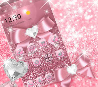 Image 2 for Rose Gold Shiny Diamond P…
