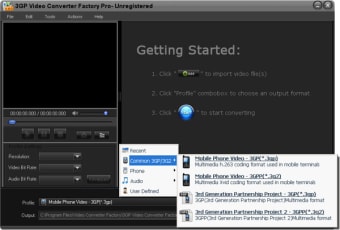 Image 0 for 3GP Video Converter Facto…