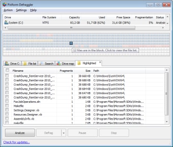 Image 0 for Defraggler