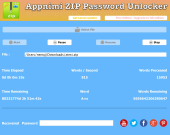 Image 0 for Appnimi ZIP Password Unlo…