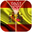 Icon of program: Spain Flag Zipper Lock Sc…