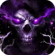 Icon of program: 3D Flaming Skull Theme La…