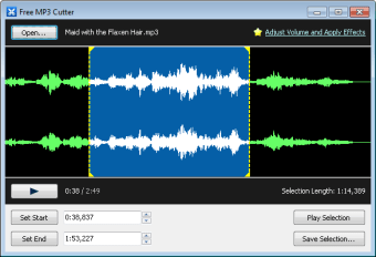 Image 0 for Free MP3 Cutter