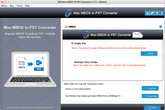Image 0 for DRS MBOX Migrator
